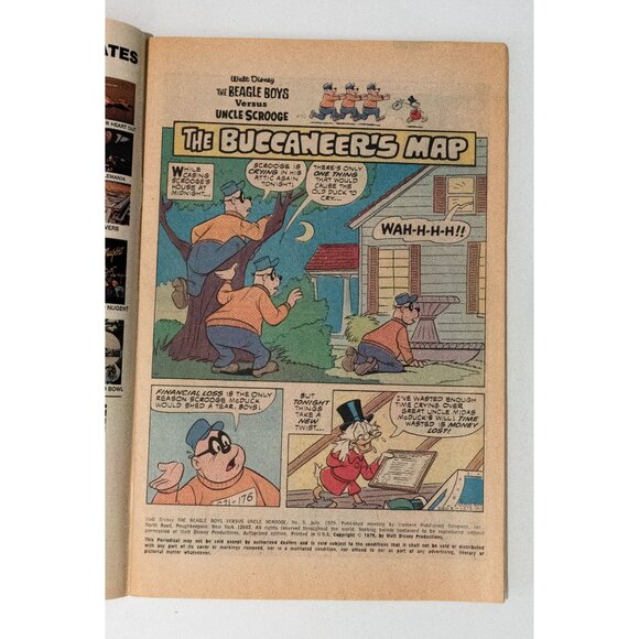 Walt Disney Whitman The Beagle Boys Vs Uncle Scrooge Comic Book 40¢ 1972 - Picture 6 of 13